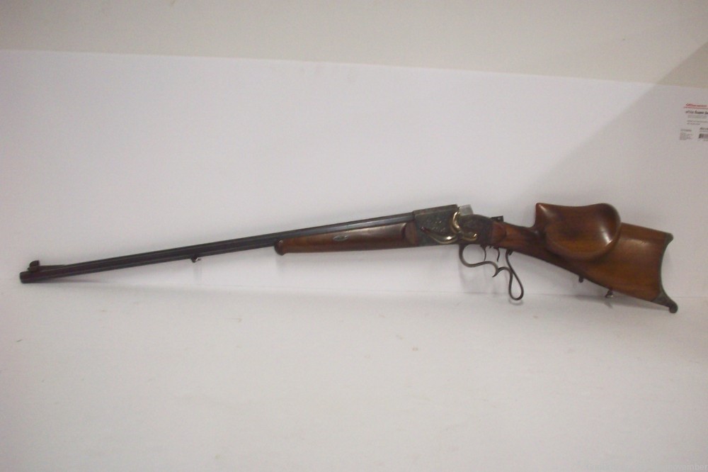 C.G. Haenel System Aydt Schuetzen Falling Block  Rifle in 8.15x46 Norma-img-0