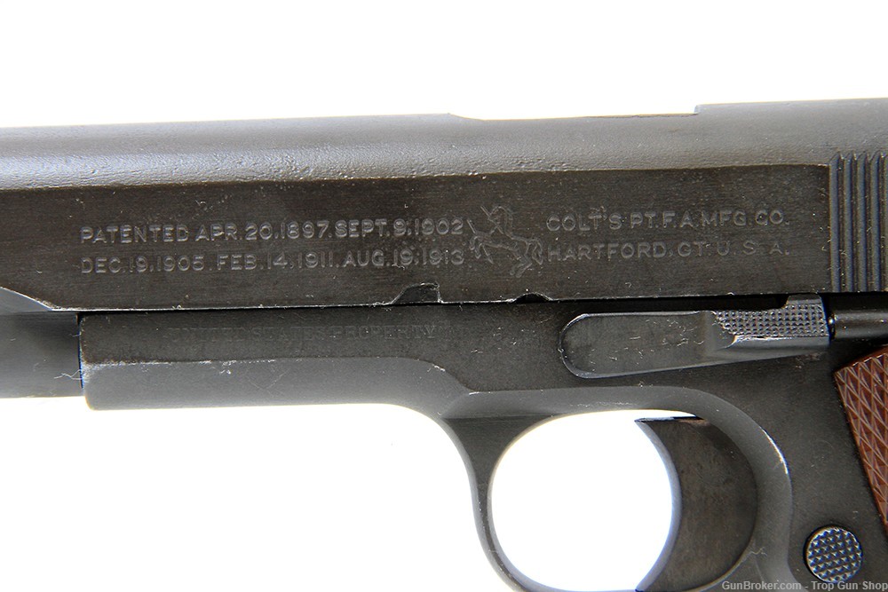 Colt Model of 1911, .45 ACP, 5” BBl, Semi-Auto, SAO, U.S. ARMY, 7 RDS-img-7