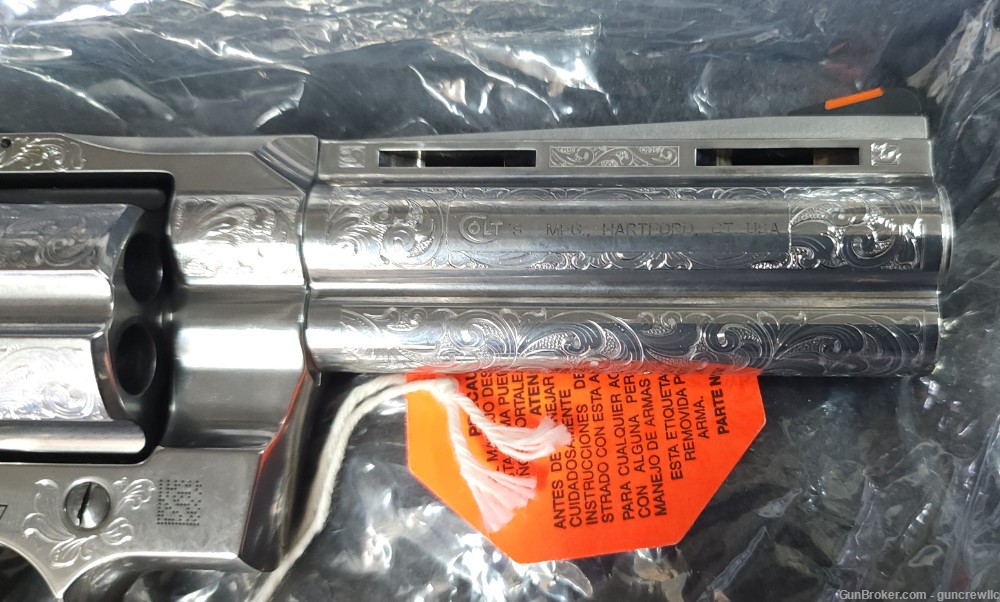 Colt Python SP4WTS Engraved Stainless SS 357mag 357 Mag DAV-12409 Layaway-img-11
