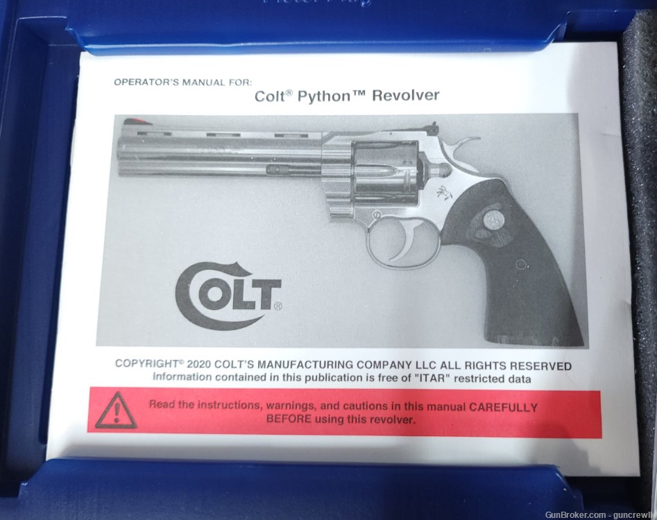 Colt Python SP4WTS Engraved Stainless SS 357mag 357 Mag DAV-12409 Layaway-img-2
