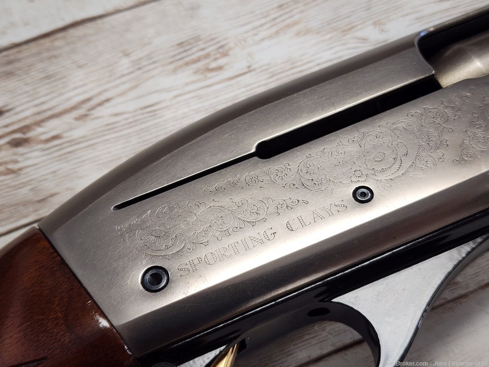 REMINGTON 11-87 SPORTING CLAYS ENGRAVED NICKEL RECEIVER 12GA 28" PORTED -img-12