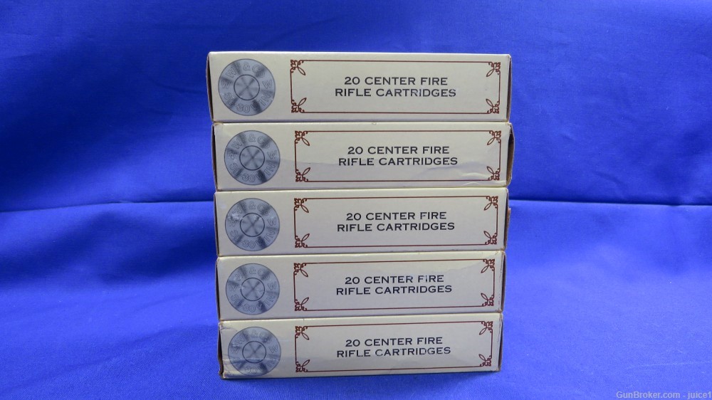 RARE & COLLECTIBLE Winchester Wells Fargo 30-30 Ammo 5 Boxes w/ Rifle Box-img-4