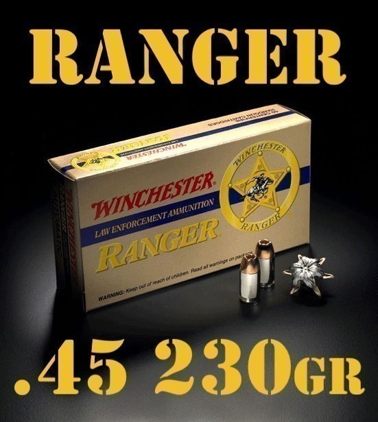 500rds Winchester Ranger™ LE Talon RA45T .45 ACP 230gr T series + FAST SHIP-img-2