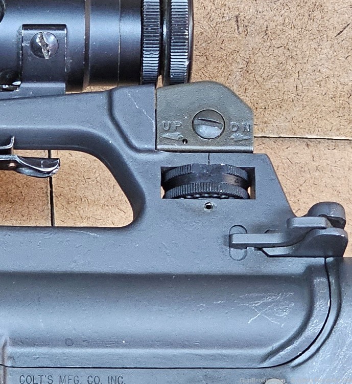 PRE-BAN Colt SPORTER Match HBAR .223 AR-15 rifle w/3x20 optic -img-11