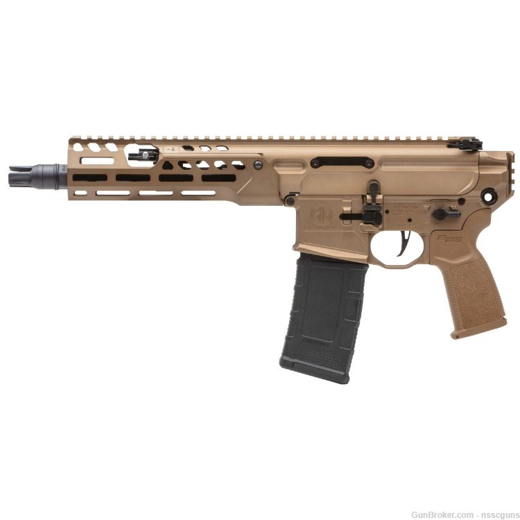 Sig Sauer MCX Spear LT 300 Blackout Pistol 9" FDE PENNY AUCTION NO RESERVE -img-2