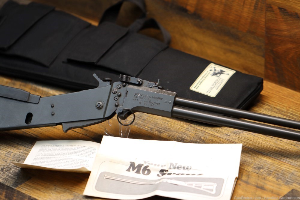 Springfield M6 Takedown Survival Rifle .22LR .410 USAF Single Shot 18 1/4"-img-0