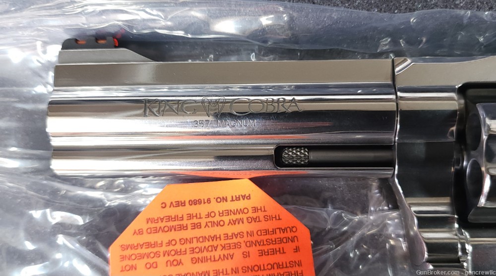 Colt King Cobra Target KCOBRA-SB4TS-S 357Mag 357 Mag Magnum SS 4" Layaway-img-6