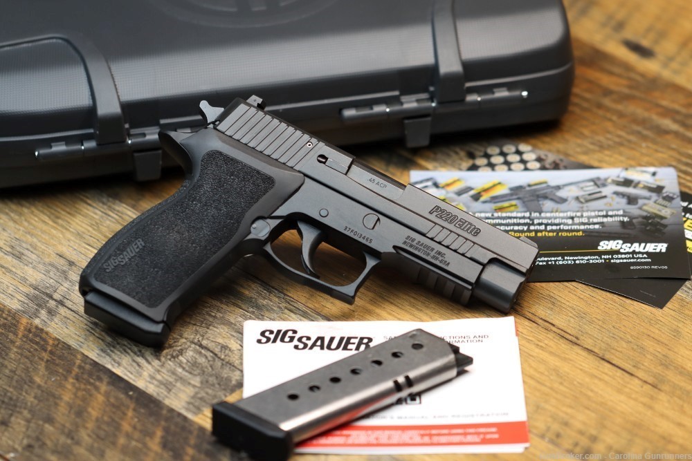 Sig Sauer P220 R Elite .45acp 4.4" Barrel Semi Auto Night Sights-img-0