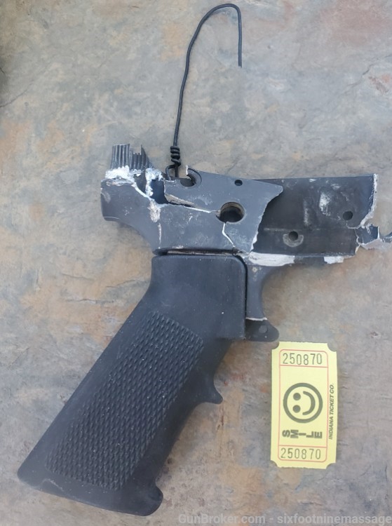 Colt M16A1 M16 demilled receiver pieces isnt MP5 parts kit AK Ghost gun UZI-img-1