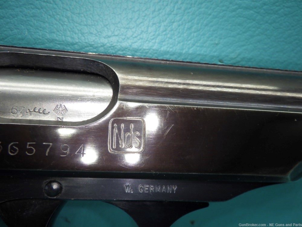 Post War W.German Walther PP 7.65mm 4"bbl Pistol NDS Police Marks-img-4