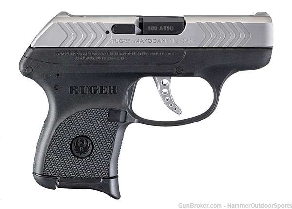 Ruger LCP 380ACP SS/BLK 6+1 3791 380 ACP-img-1