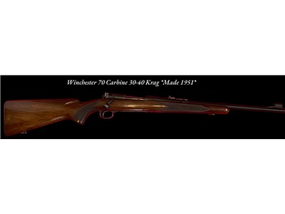 Winchester 70 Carbine 30-40 Krag *Made in 1951* RARE