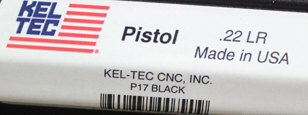 NIB KEL-TEC P17 SEMI AUTO PISTOL, .22 LR, 3.8" BRL, 16" BRL-img-3