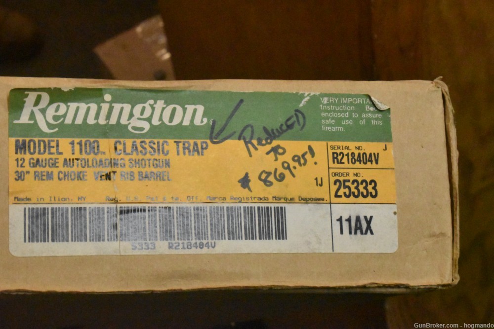 Remington 1100 Classic Trap 12ga LNIB unfired -img-10