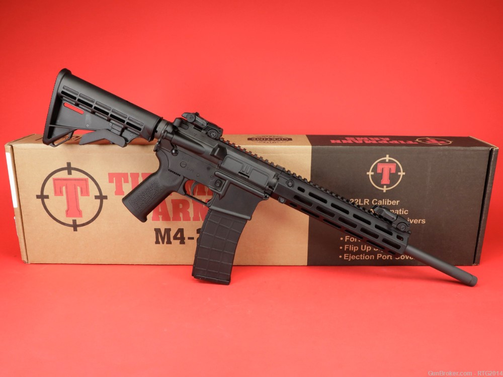 Awesome Tippmann Arms M4-22 LTE Threaded 16" 22LR Collapsible Stock 25rd-img-0