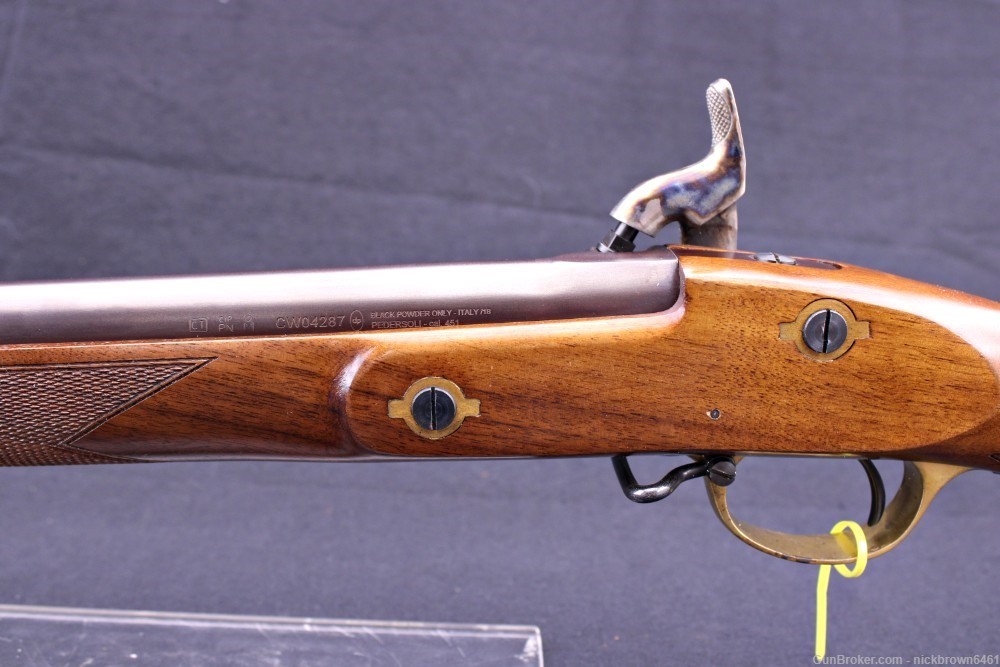 DAVIDE PEDERSOLI S.182 VOLUNTEER TARGET RIFLE 1860 .451 CAL 33" BARREL -img-11