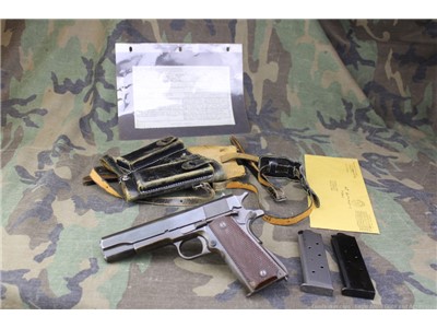 WWII Korea Vietnam Colt M1911A1 Government US Army Marked with Extras