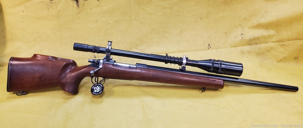 Remington Model of 1917 Palma Competition Custom .22-250 Unertl scope mount-img-0