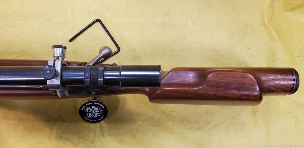 Remington Model of 1917 Palma Competition Custom .22-250 Unertl scope mount-img-35