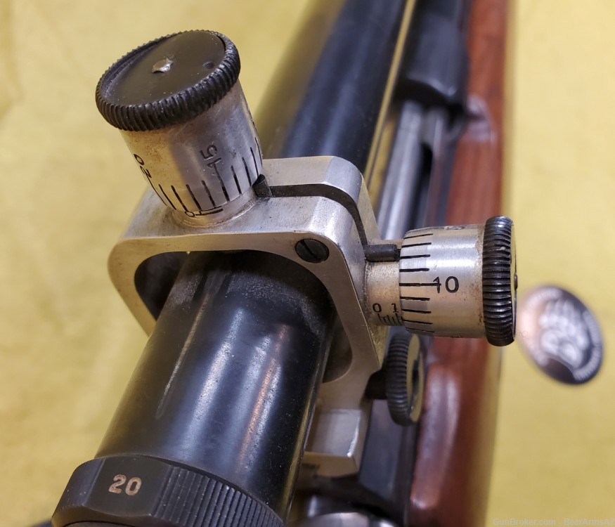 Remington Model of 1917 Palma Competition Custom .22-250 Unertl scope mount-img-6