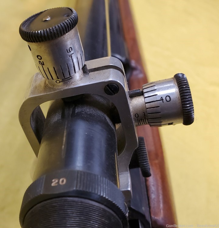 Remington Model of 1917 Palma Competition Custom .22-250 Unertl scope mount-img-26