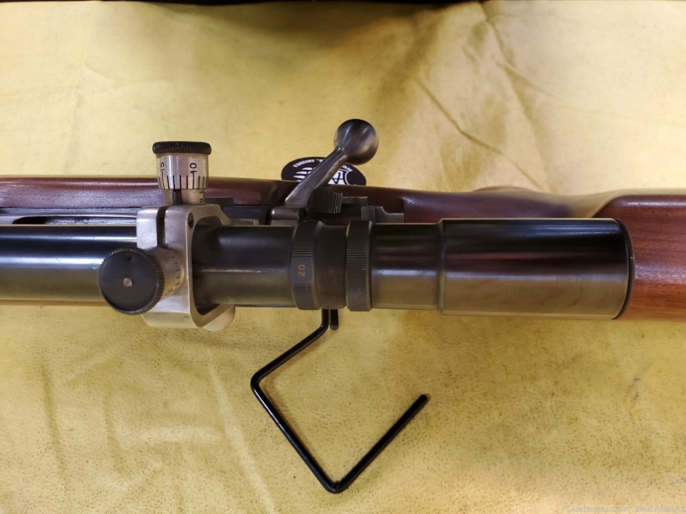 Remington Model of 1917 Palma Competition Custom .22-250 Unertl scope mount-img-21