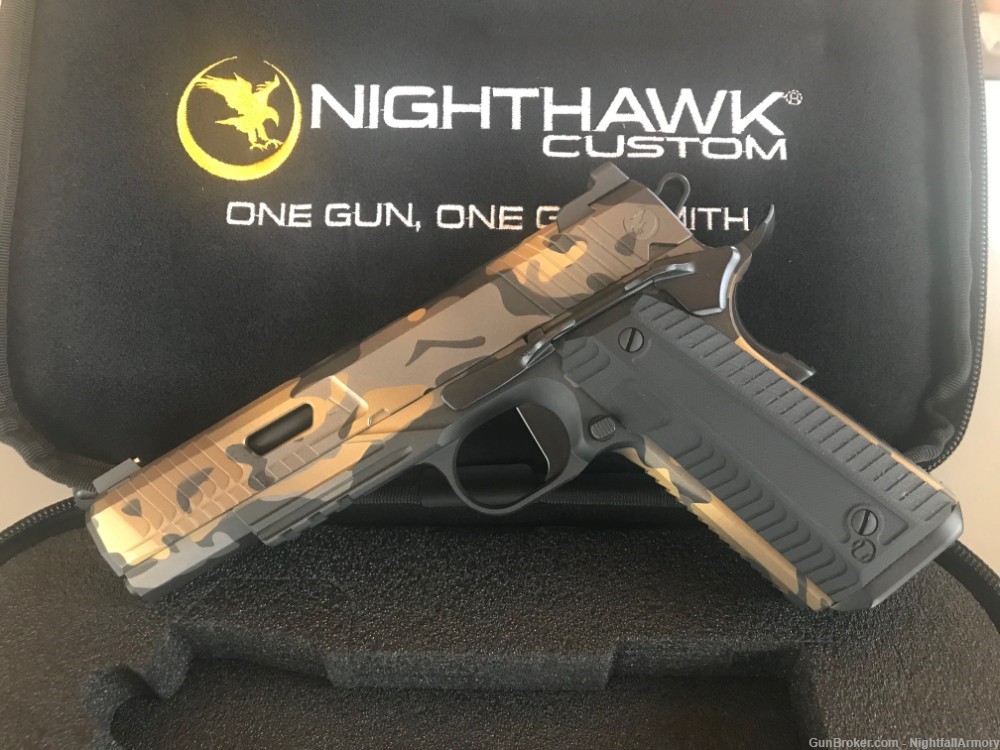 Nighthawk Custom Agent 2 .45ACP 5" 1911 HALO multicam Camo 45 Agent2 pistol-img-1