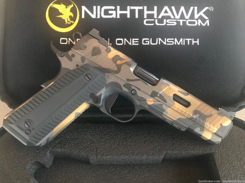 Nighthawk Custom Agent 2 .45ACP 5" 1911 HALO multicam Camo 45 Agent2 pistol-img-3