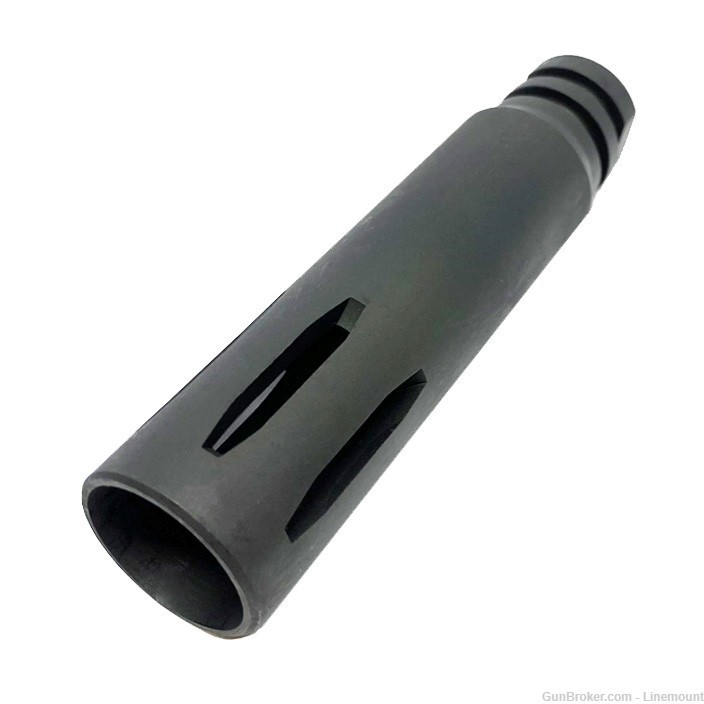 Retro 4-Inch Extended Flash Hider | XM177-style | Fits AR15-img-0