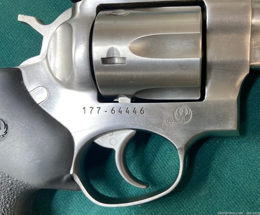 Ruger GP100, 6" stainless, 357 magnum, Exc.-img-5