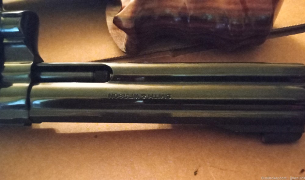 1990s Smith & Wesson model 17-6 full lug barrel-img-2