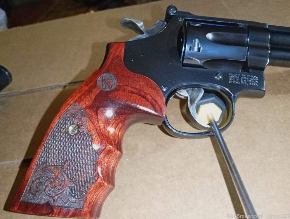 1990s Smith & Wesson model 17-6 full lug barrel-img-13