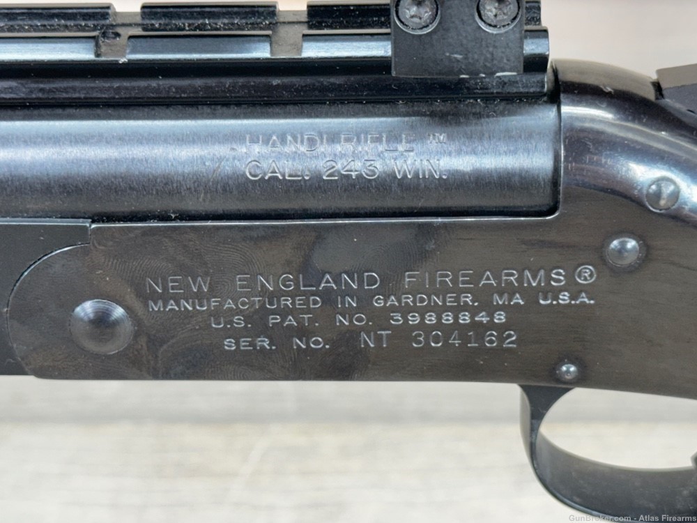 New England Firearms Handi Rifle single action chambered .243 Win-img-10