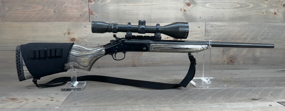 New England Firearms Handi Rifle single action chambered .243 Win-img-0