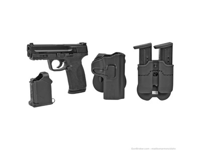 Smith & Wesson M&P 9 2.0 17rd Range & Carry Kit! 3 Mags + Holsters!
