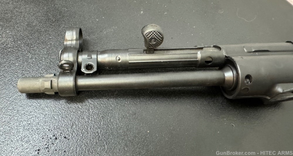 Demilled HK MP5 Barrel, trunion, cocking tube and front site 9mm-img-0