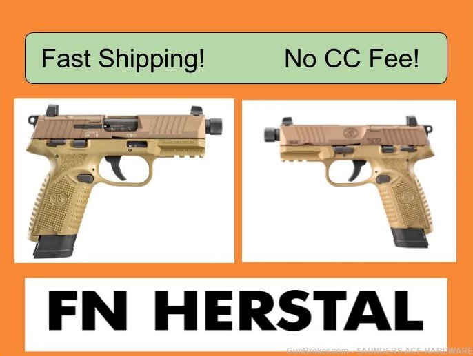 FN America 502 Tactical FDE, 15rd, 66-101006-img-0