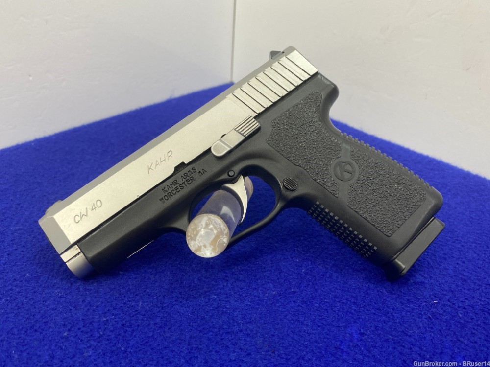 Kahr ARMS CW40 .40S&W Stainless 3.6" *AMAZING SEMI-AUTOMATIC HANDGUN*-img-0