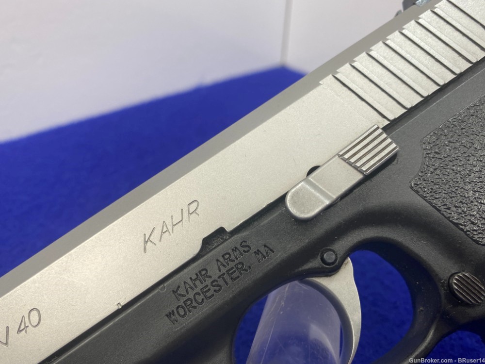 Kahr ARMS CW40 .40S&W Stainless 3.6" *AMAZING SEMI-AUTOMATIC HANDGUN*-img-8