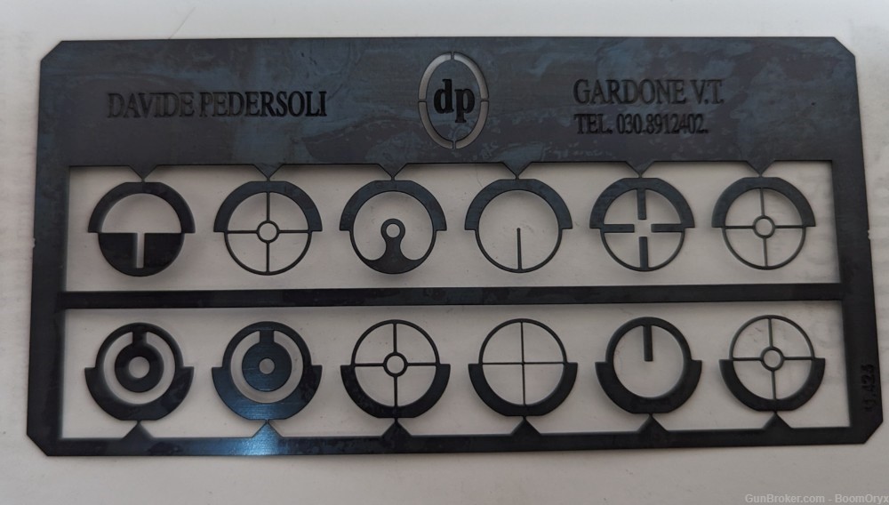 Davide Pedersoli Front Sight Inserts, for Ctg Guns, Part U425-img-0