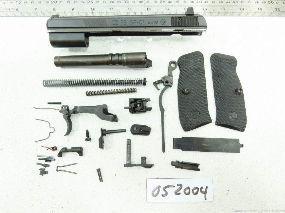 CZ 75 SP-01 9mm Slide Barrel Trigger & Repair Parts-img-0