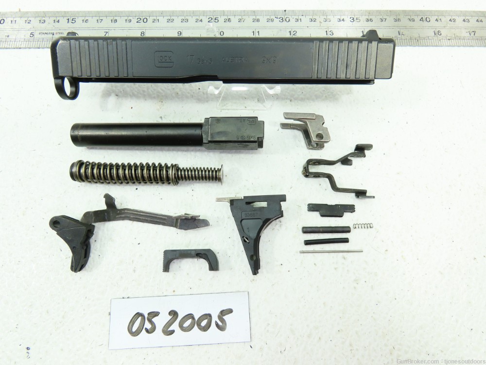 Glock 17 Gen5 9mm Slide Barrel Trigger & Repair Parts-img-0