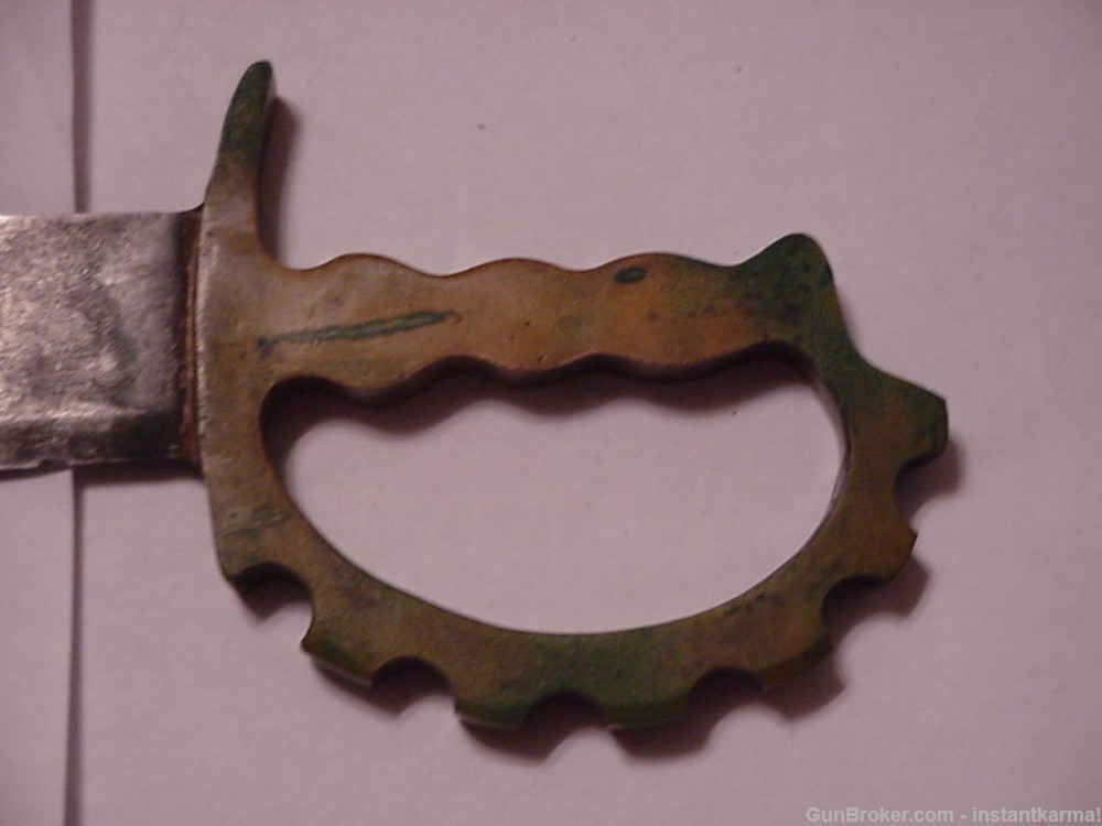 World War II Australian private purchase large Cog knuckle knife-img-6