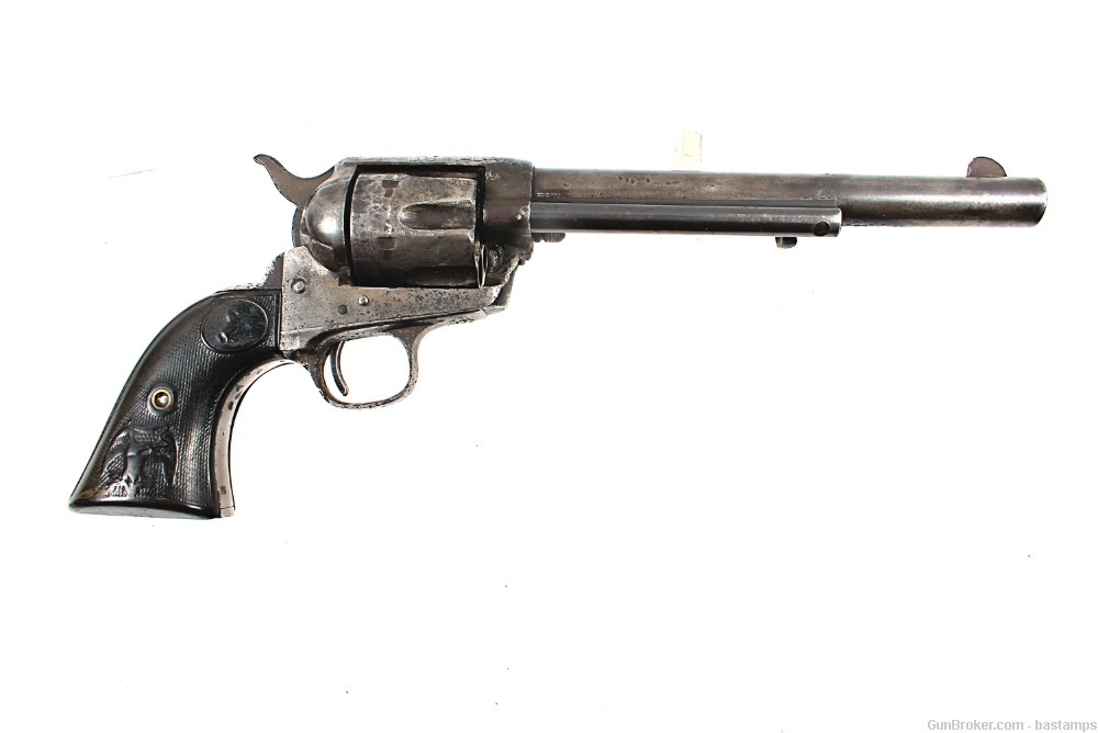 Colt Single Action Army (SAA) Revolver in 44-40 WCF –SN:132422 (Antique) -img-2