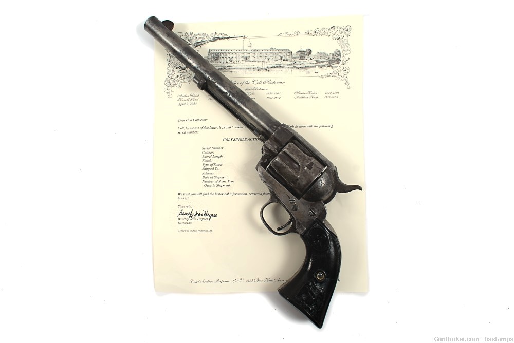 Colt Single Action Army (SAA) Revolver in 44-40 WCF –SN:132422 (Antique) -img-0