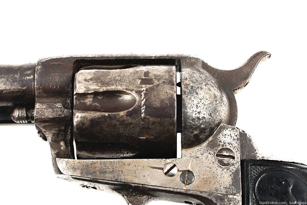 Colt Single Action Army (SAA) Revolver in 44-40 WCF –SN:132422 (Antique) -img-18