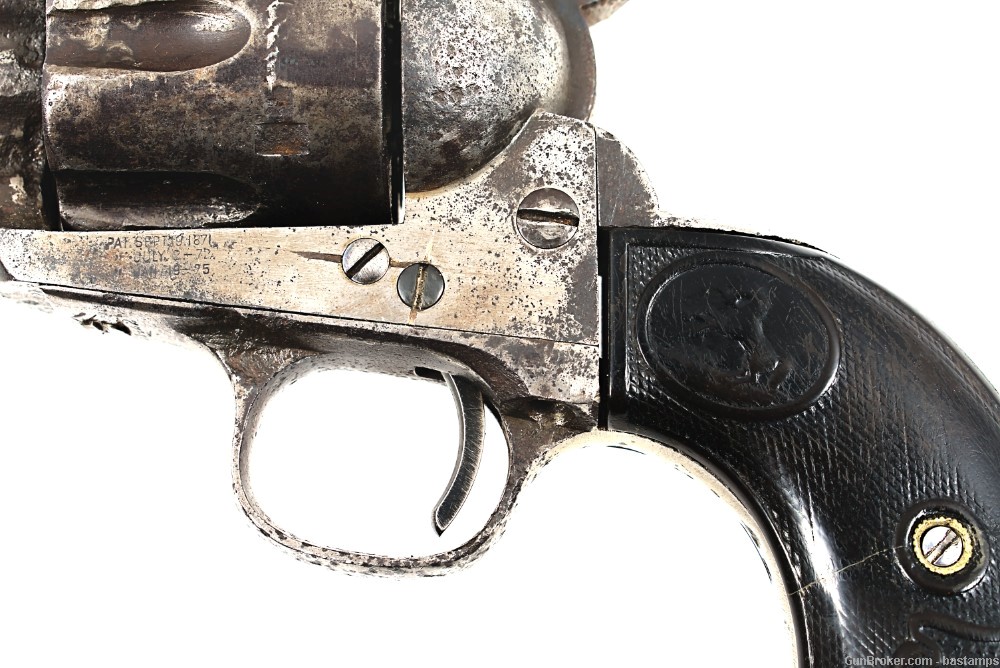 Colt Single Action Army (SAA) Revolver in 44-40 WCF –SN:132422 (Antique) -img-17