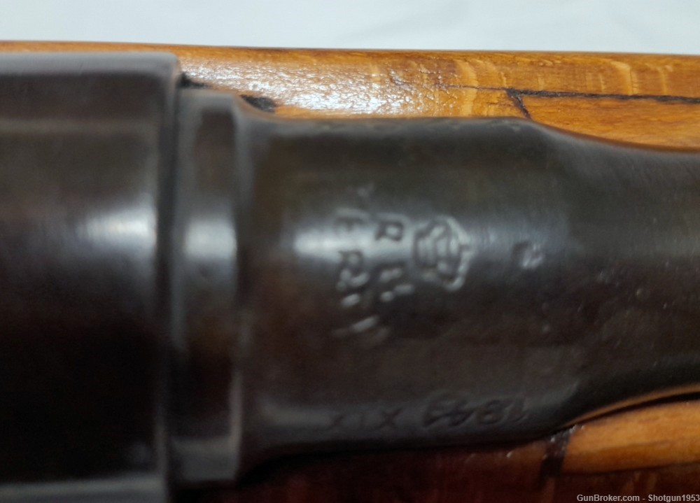 Rare Kriegoff 9.3mm Mauser (8mm) WWII German Italian Carcano Carbine Rifle-img-2