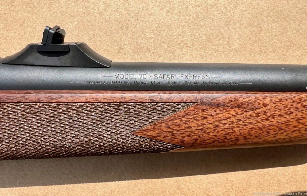Winchester 70 Safari Express 375 H&H Magnum 24" NIB 2024 -img-8