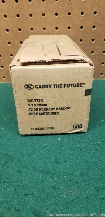 NR Penny Auction 500 Rounds Factory New 5.7X28 SS197SR Ammo FNH V Max-img-2
